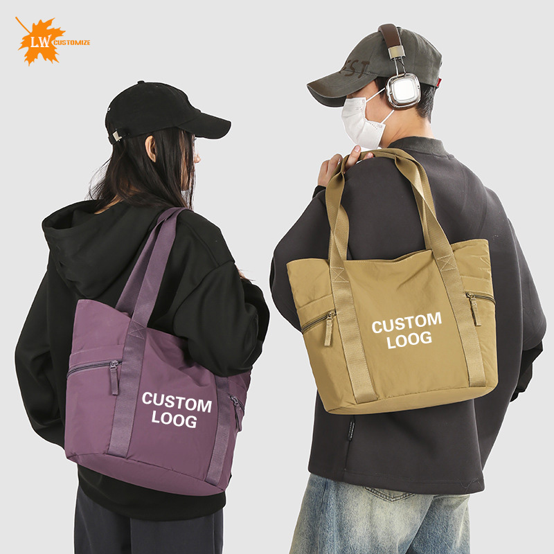 Women Bags Logo - ขายส่งกระเป๋าโท้ตโลโก้กระเป๋ายิมกระเป๋าสะพายแฟชั่นกระเป๋าช้อปปิ้งพิมพ์ชื่อภาพ