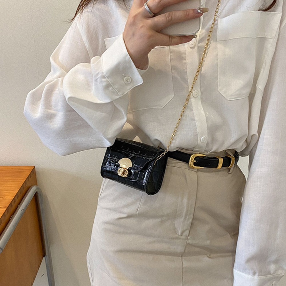 Women Hand Bags Sale - กระเป๋าสะพายไหล่สุดฮิต กระเป๋าขนาดเล็กสำหรับเดินทาง กระเป๋าถือสีทอง เงิน ดำ กระเป๋าสะพายข้างเรียบง่ายสำหรับใช้ในชีวิตประจำวัน
