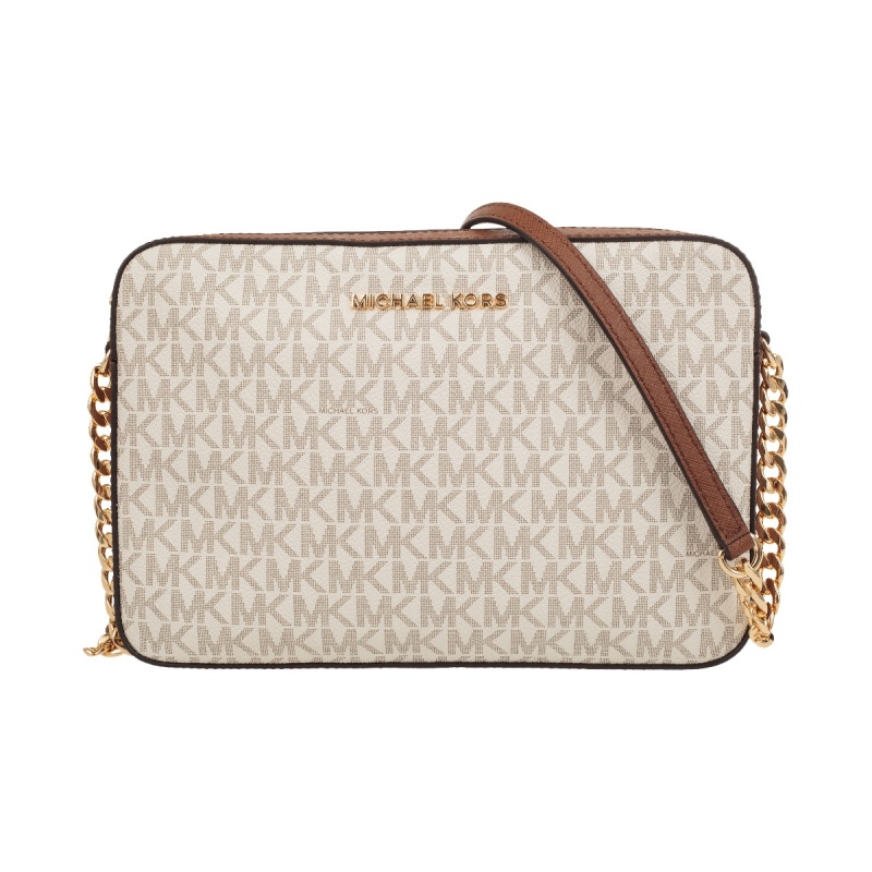 Women Bags Logo - MICHAEL KORS กระเป๋าสะพายข้างพิมพ์ลายโลโก้เจ็ตเซ็ต 35F8GTTC3B