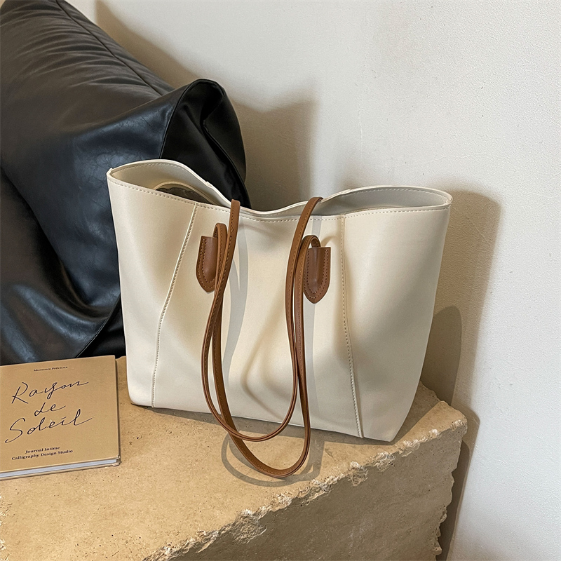Women Hand Bags Sale - กระเป๋าผู้หญิงมีซิปกระเป๋าโท้ททึบลดราคากระเป๋าถือหนัง PU 2024คุณภาพสูงกระเป๋าสะพายไหล่แบบใหม่ใช้ด้ายเย็บผ้า bolsas feminina