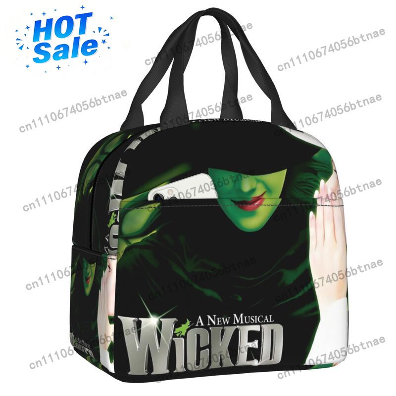 Women'S Work Bags Tote - กระเป๋าใส่อาหารกลางวันแบบมีฉนวนกันความร้อน W-Wickeds รุ่นสั่งทำพิเศษสำหรับผู้หญิง กระเป๋าใส่อาหารกลางวันแบบอเมริกันนำกลับมาใช้ใหม่ได้ สำหรับทำงาน เดินทาง