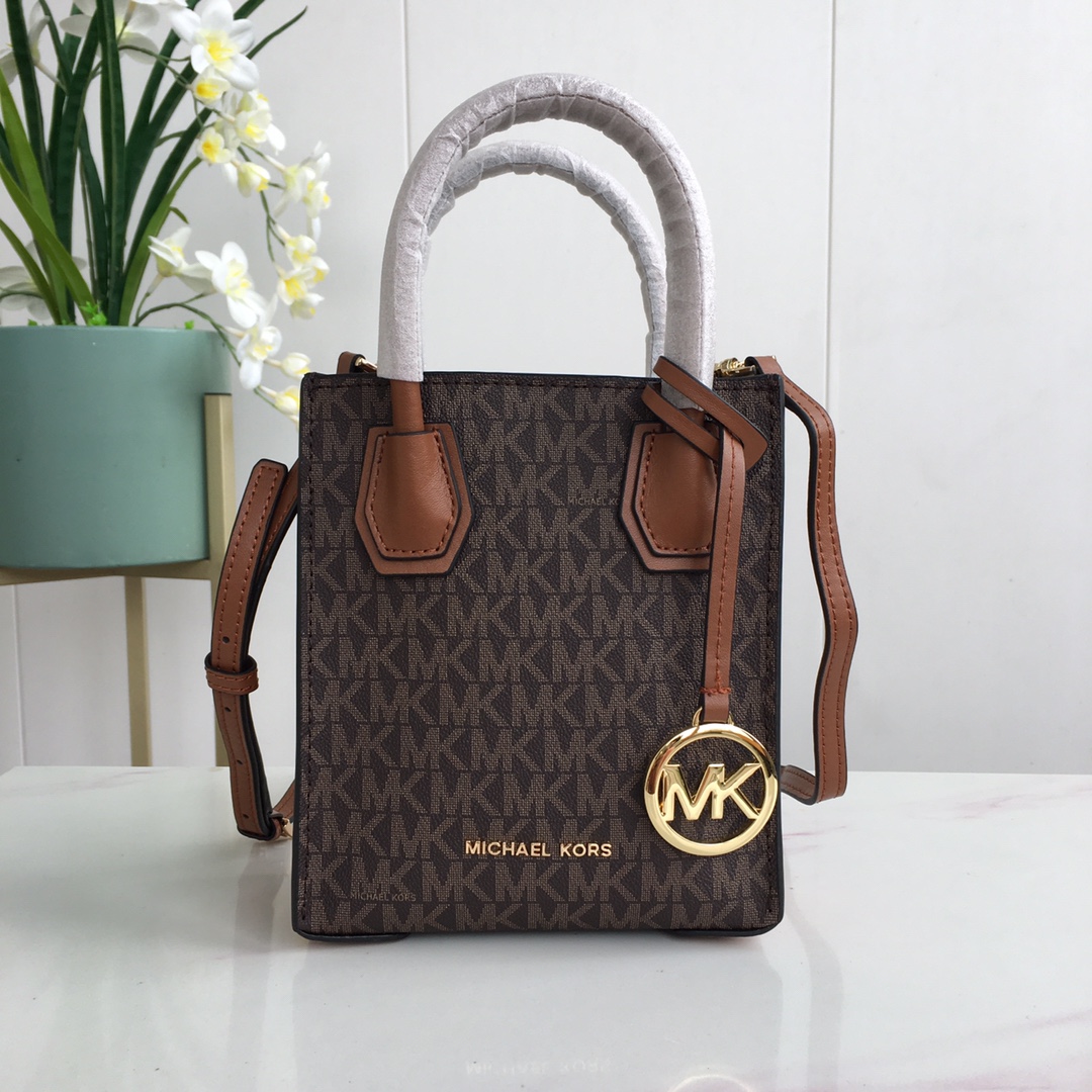 Women'S Bags Michael Kors - กระเป๋าถือ Michael Kors Mercer คุณภาพสูงใหม่เอี่ยม กระเป๋าสะพายข้างสำหรับผู้หญิง