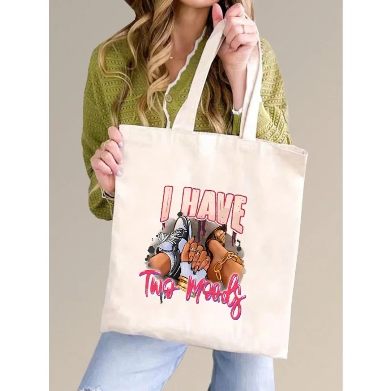 ROMWE กระเป๋าสะพายผ้าแคนวาสลาย - Women'S Work Bags Tote บทวิจารณ์และราคา
