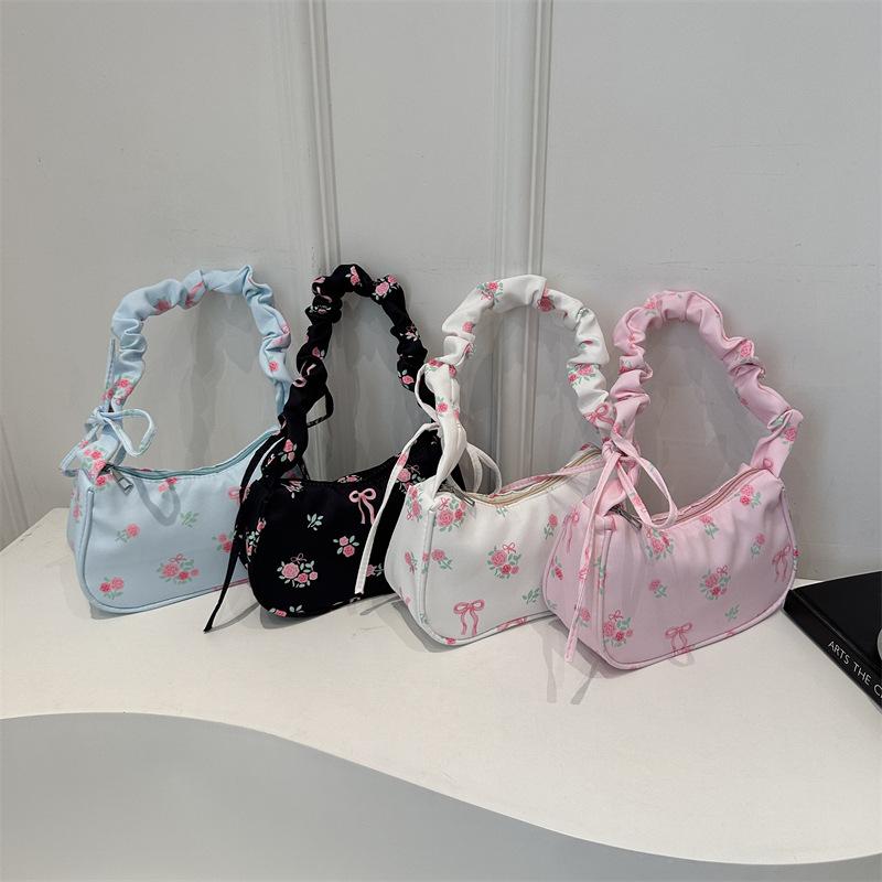 กระเป๋าสะพายไหล่ผ้าแคนวาสลายดอ - Women Hand Bags Sale บทวิจารณ์และราคา