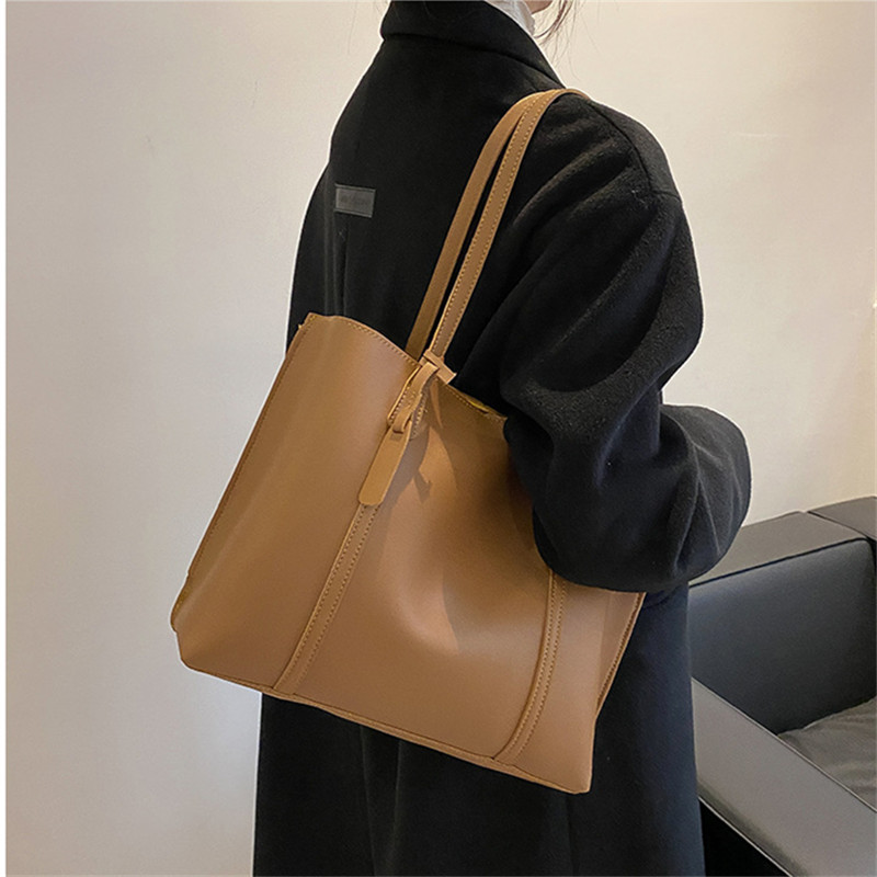 กระเป๋าโท้ทหนังเทียมสีดำคลาสสิ - Women'S Work Bags Tote บทวิจารณ์และราคา