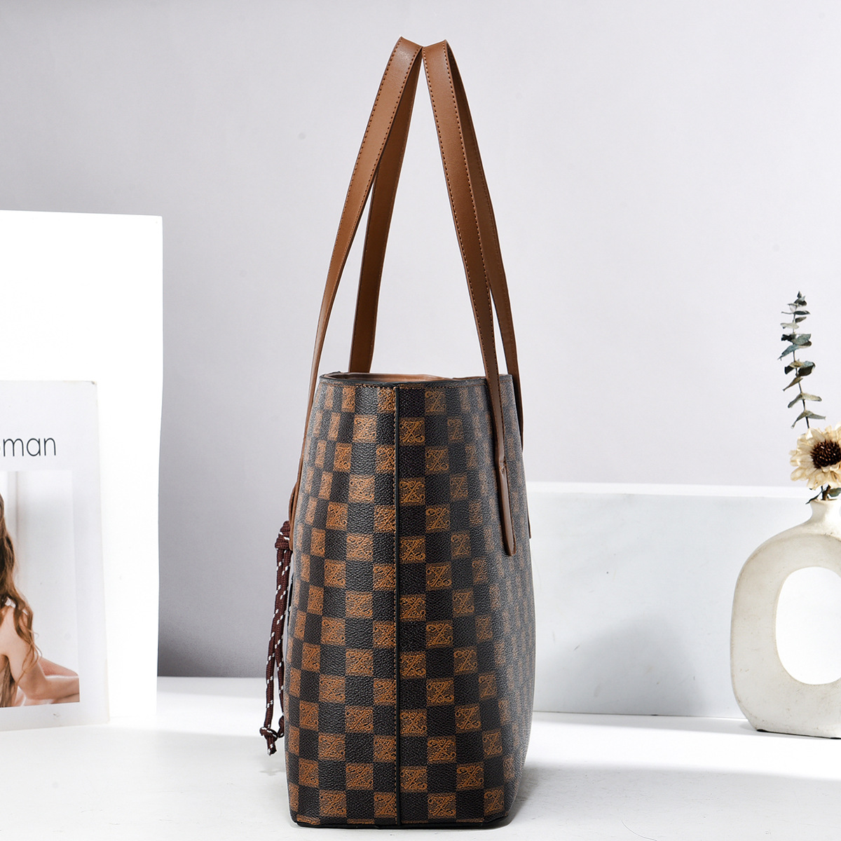 กระเป๋าโท้ท กระเป๋าหนัง PU และ - Women'S Work Bags Tote บทวิจารณ์และราคา