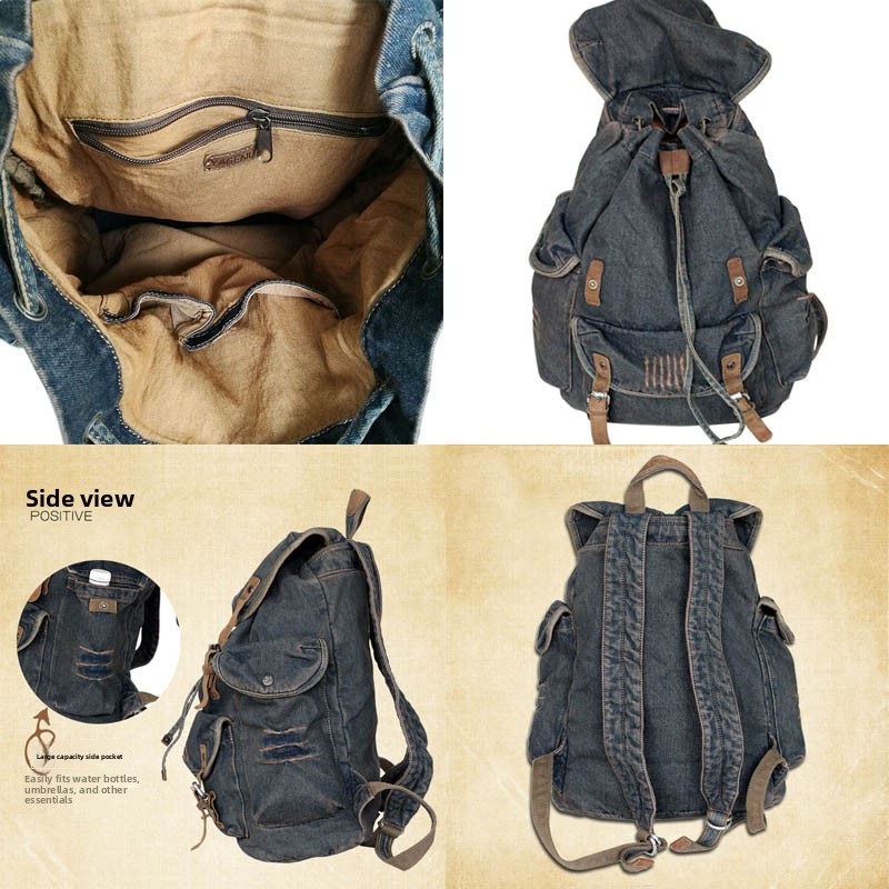 กระเป๋าสะพายหลังสไตล์เรโทร ทำจ - Women Bags Large บทวิจารณ์และราคา