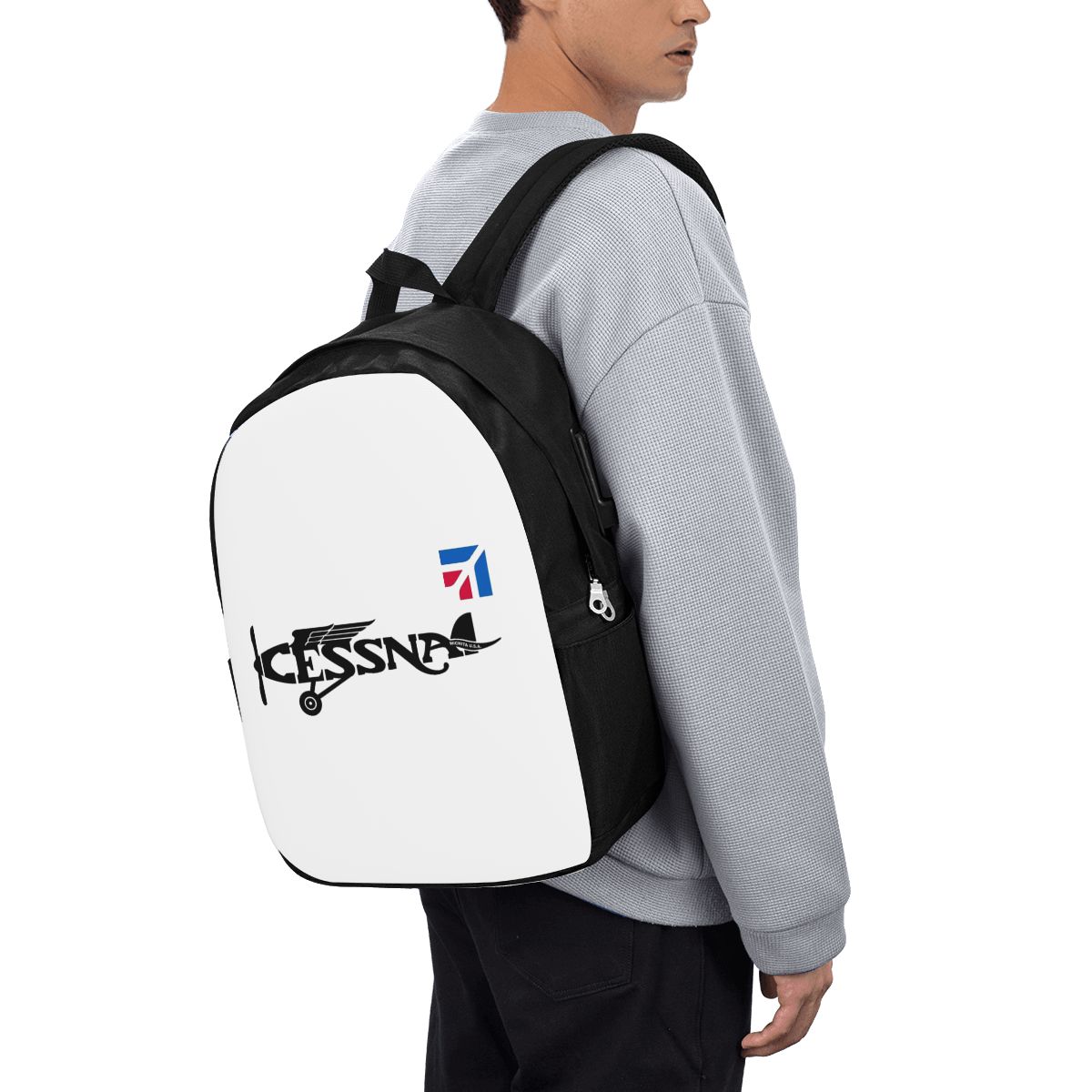 กระเป๋าเป้สะพายหลังโลโก้เซสนาก - Woman In Bag บทวิจารณ์และราคา