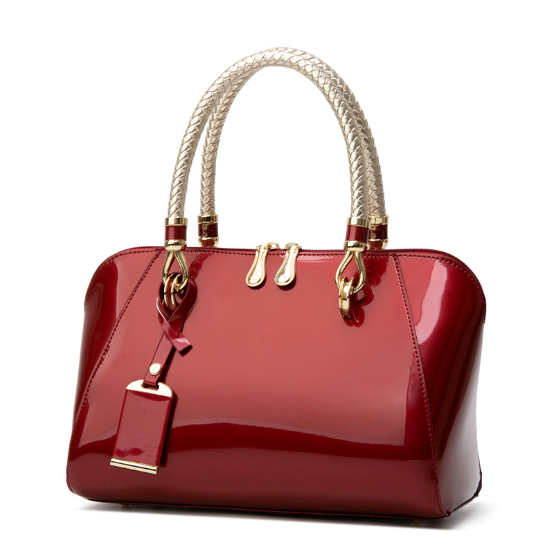 กระเป๋าถือหนังเงางามสำหรับผู้ห - Women Bags Trend 2025 บทวิจารณ์และราคา