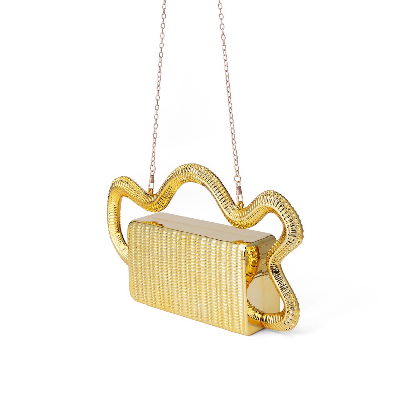 กระเป๋าถืออะคริลิคแฟชั่นปี 202 - Women Bags Golden บทวิจารณ์และราคา