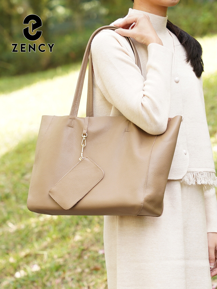 กระเป๋าถือขนาดใหญ่หนังแท้ Zenc - Women'S Work Bags Tote บทวิจารณ์และราคา