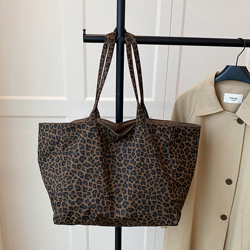 กระเป๋าถือลายเสือดาวสำหรับผู้ห - Women'S Work Bags Tote บทวิจารณ์และราคา