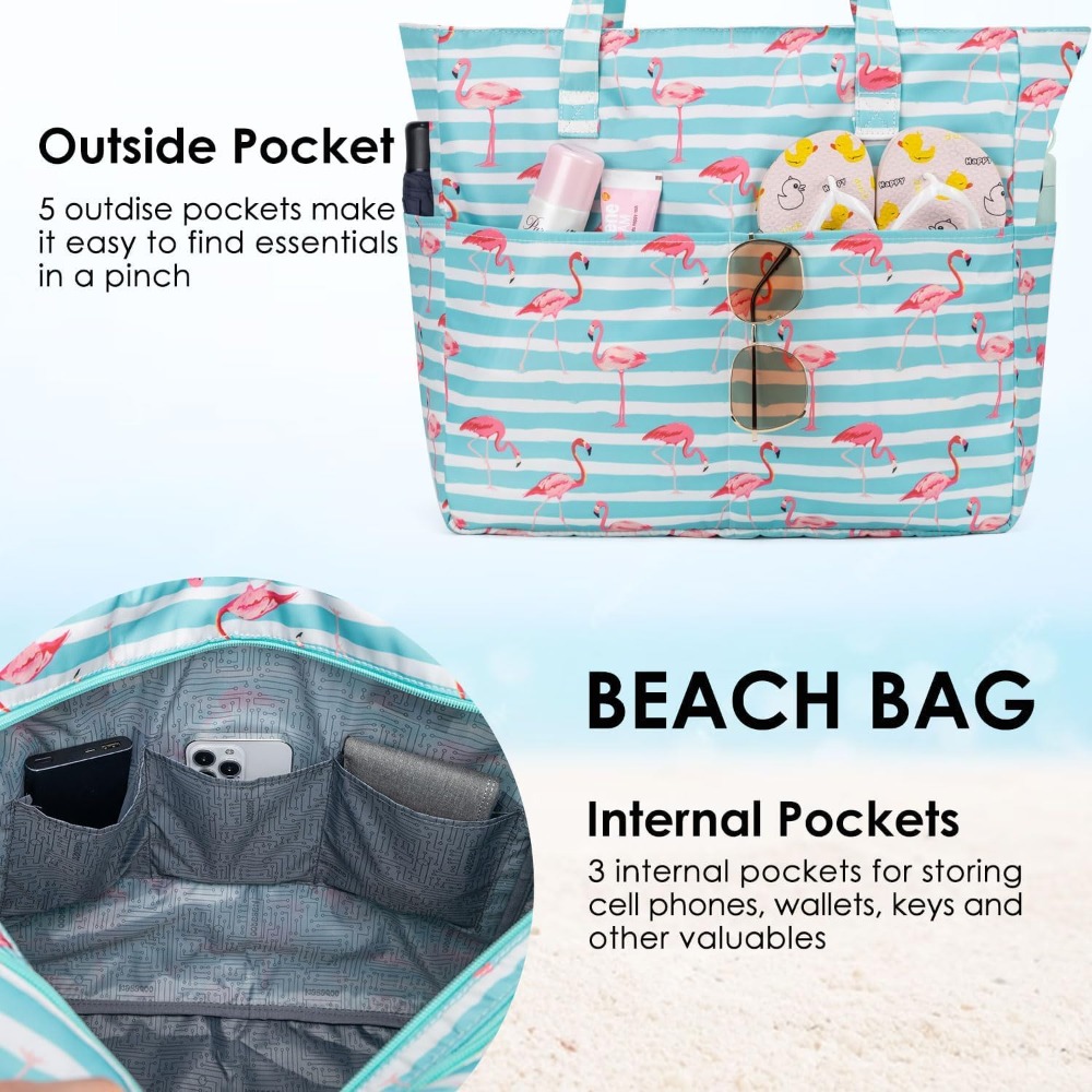 กระเป๋าชายหาดสำหรับผู้หญิง กัน - Women Bags Large บทวิจารณ์และราคา