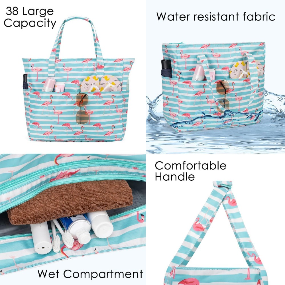 กระเป๋าชายหาดสำหรับผู้หญิง กัน - Women Bags Large บทวิจารณ์และราคา