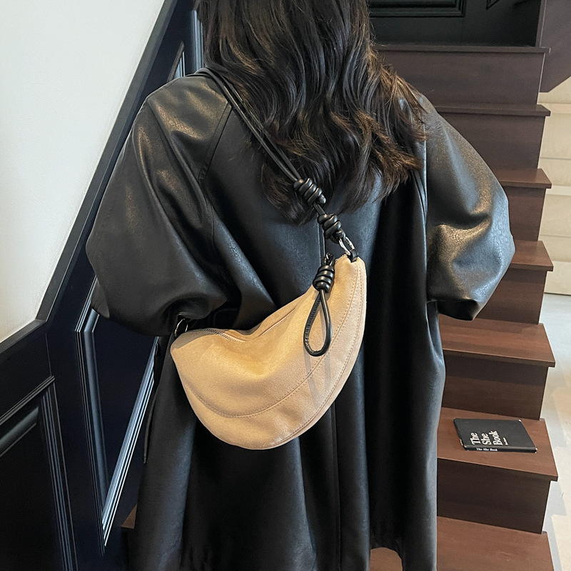 กระเป๋าสะพายไหล่สไตล์เรโทรผิวด - Women Bags Logo บทวิจารณ์และราคา
