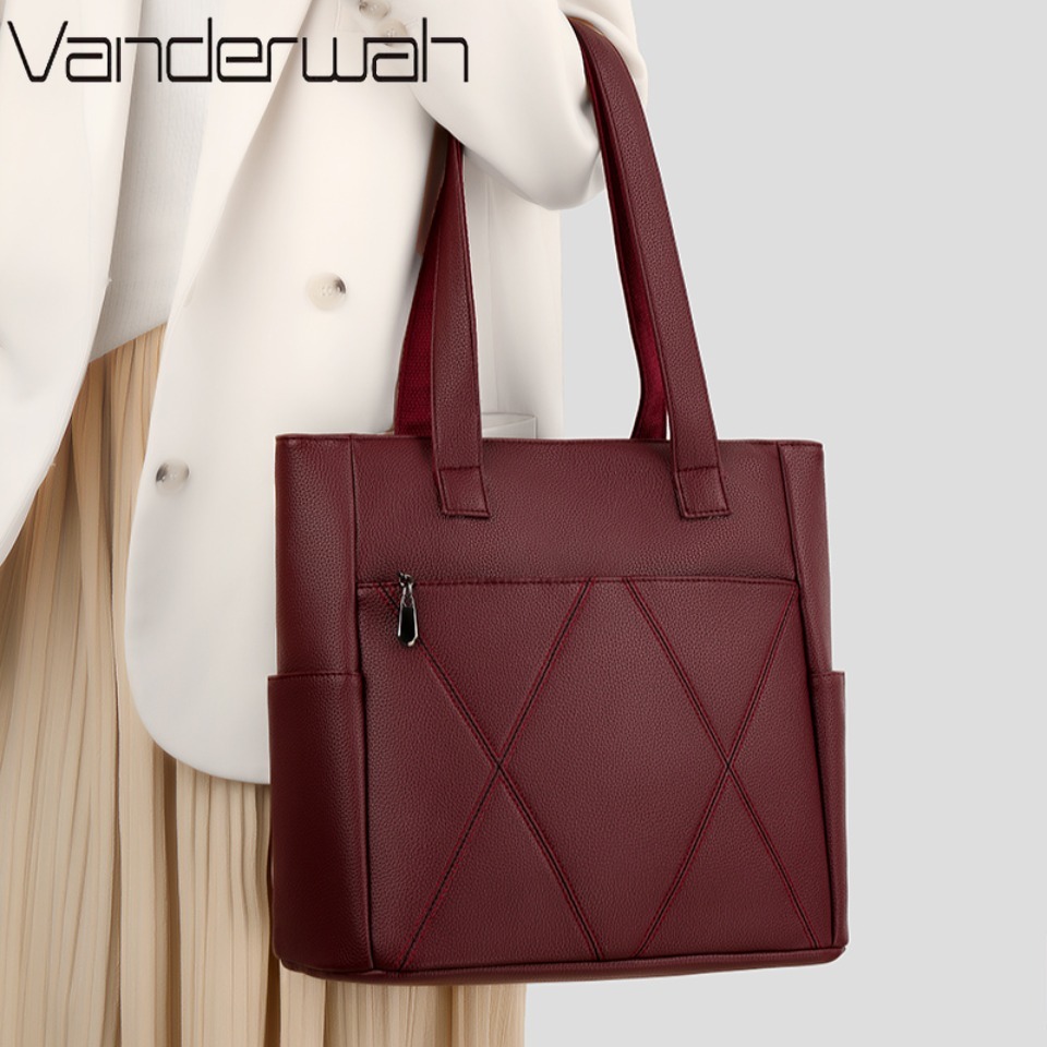 ของแท้คุณภาพสูงหนัง Casual Tot - Women Bags Trend 2025 บทวิจารณ์และราคา