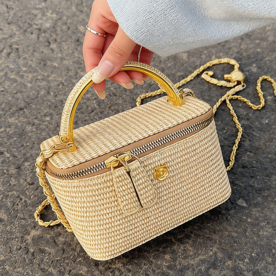กระเป๋าถือลายทอใหม่ปี 2026 กระ - Women Bags Golden บทวิจารณ์และราคา