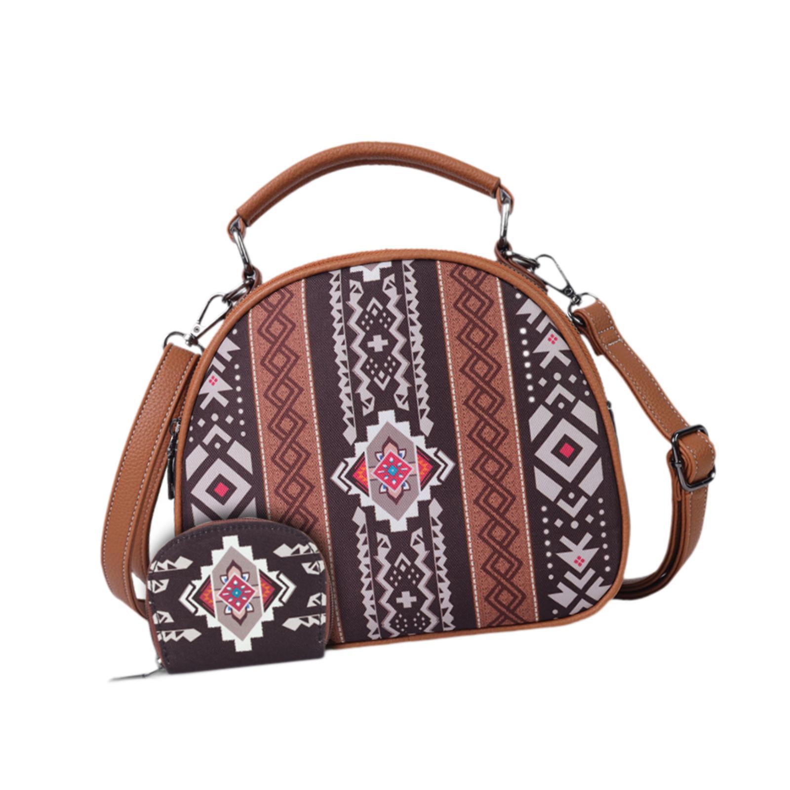 กระเป๋าถือผ้าแคนวาสลายโบฮีเมีย - Women'S Bags Handbags บทวิจารณ์และราคา